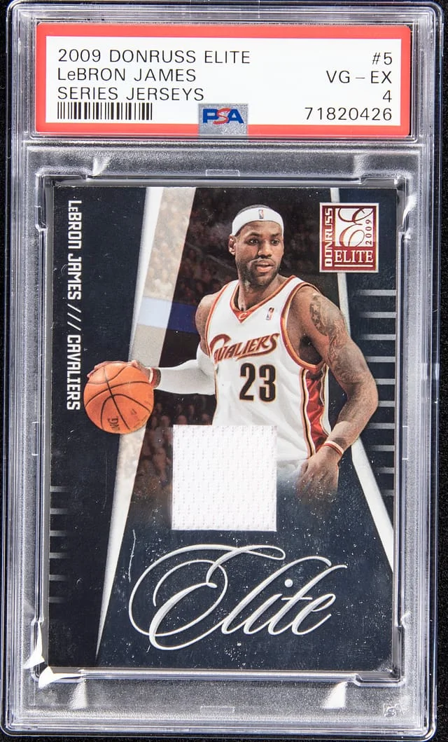 2009-10 Panini Donruss LeBron James Elite Series Jerseys #5 card image