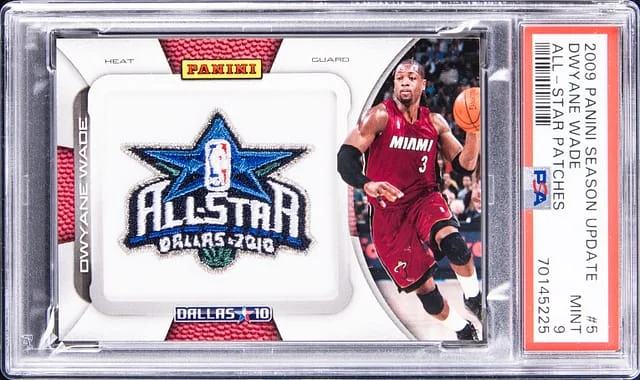 2009-10 Panini Dwyane Wade Season Update All-Star Patches #5 card image