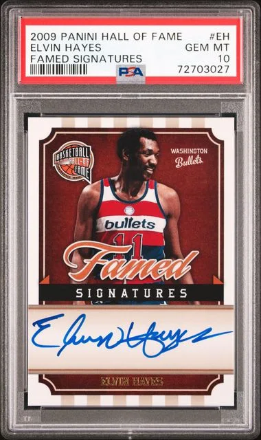 2009-10 Panini Elvin Hayes Hall Of Fame Famed Signatures #EH card image