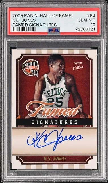 2009-10 Panini K.C. Jones Hall Of Fame Famed Signatures #KJ card image