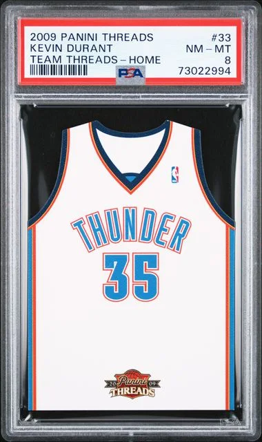 2009-10 Panini Kevin Durant Threads Team Threads Home #33 card image