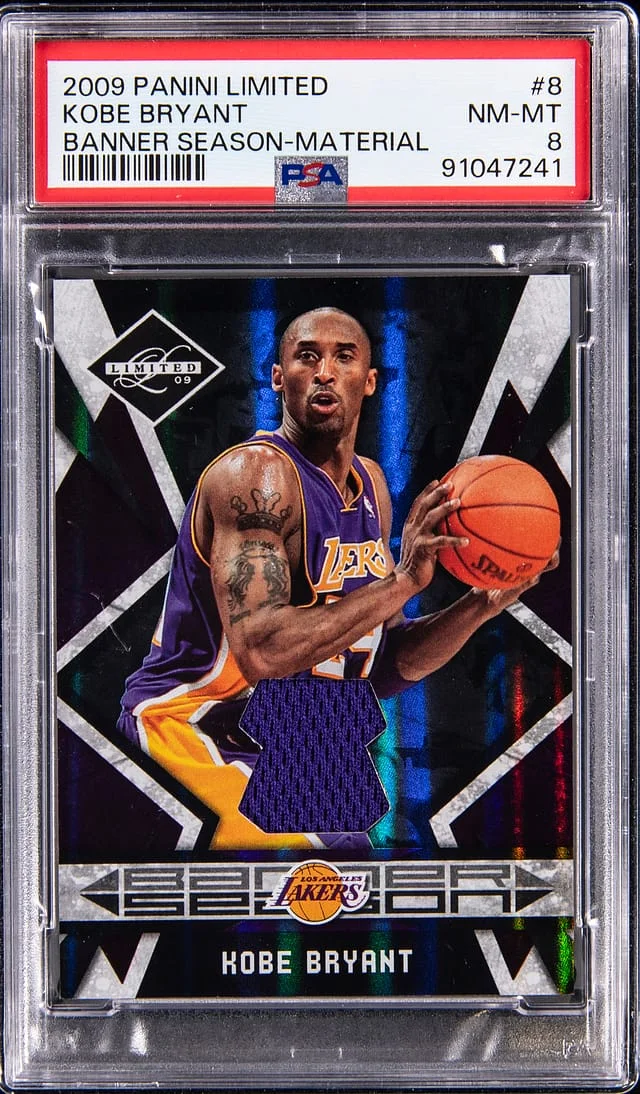 2009-10 Panini Kobe Bryant Limited Banner Season Material #8 card image