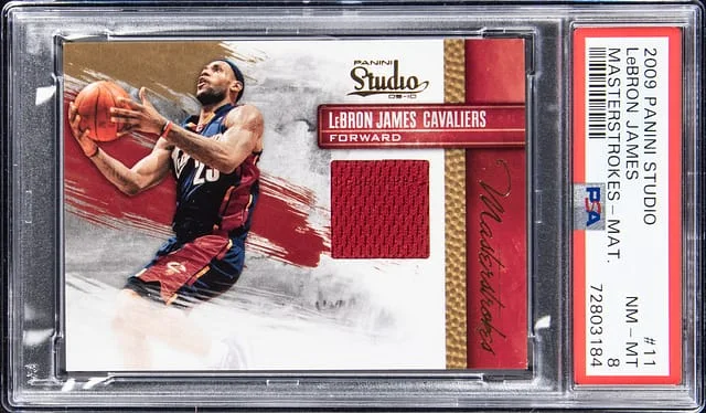 2009-10 Panini LeBron James Studio Masterstrokes Materials #11 card image