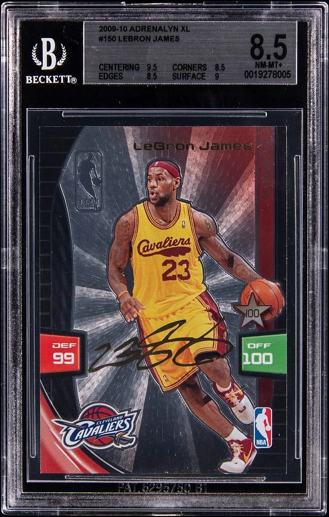 2009-10 Panini LeBron James Adrenalyn XL #150 card image