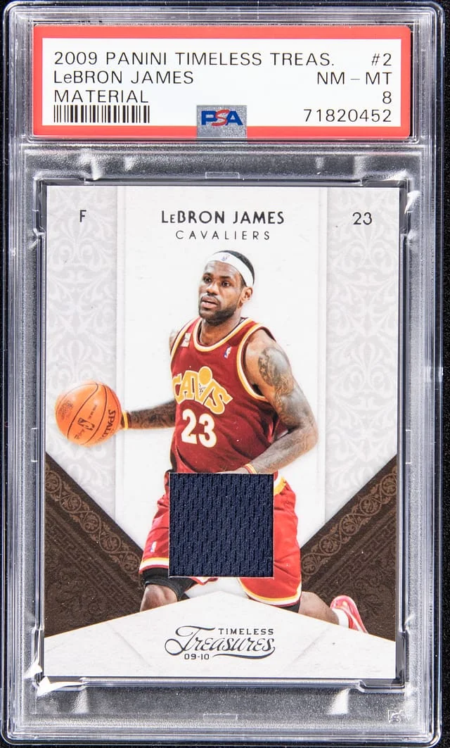 2009-10 Panini LeBron James Timeless Treasures Materials #2 card image