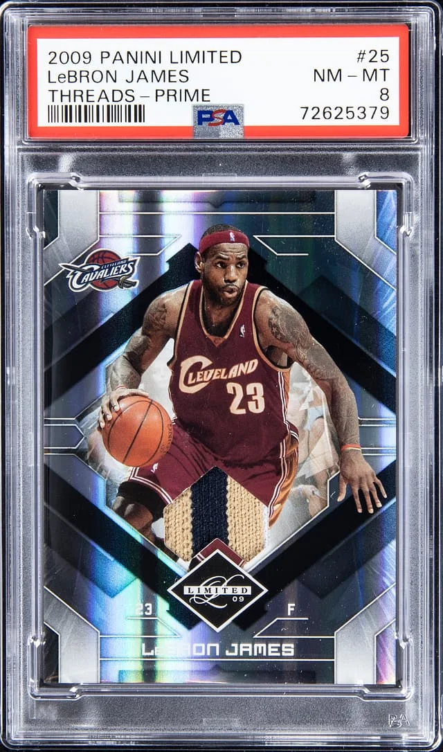 2009-10 Panini LeBron James Limited Threads Prime #25 card image