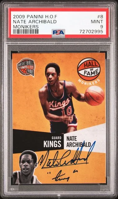 2009-10 Panini Nate Archibald Hall Of Fame Monikers #8 card image