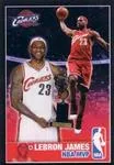 2009-10 Panini NBA Stickers Lebron James #381 card image
