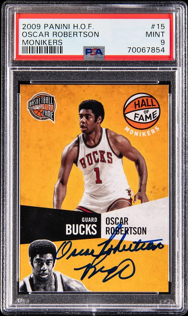 2009-10 Panini Oscar Robertson Hall of Fame Monikers #15 card image