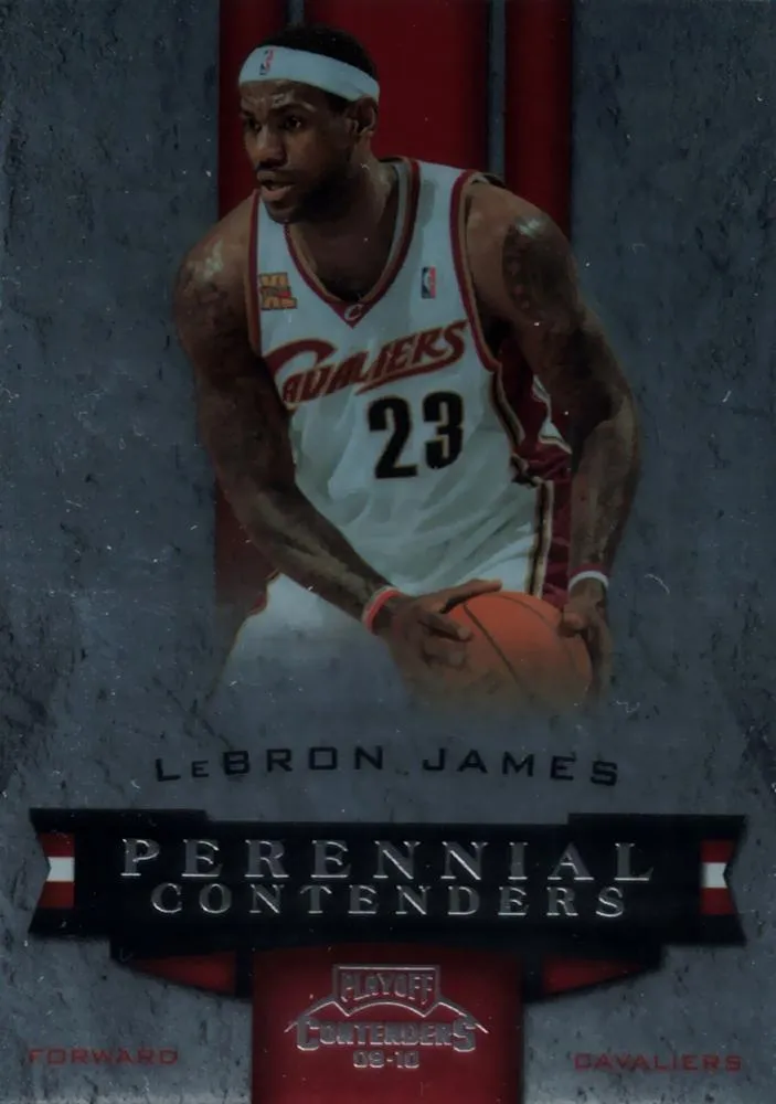 2009-10 Panini Playoff Contenders Lebron James Perennial Contenders #19 card image