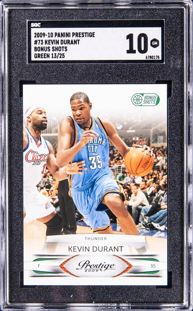 2009-10 Panini Prestige Kevin Durant Bonus Shots Green #73 card image