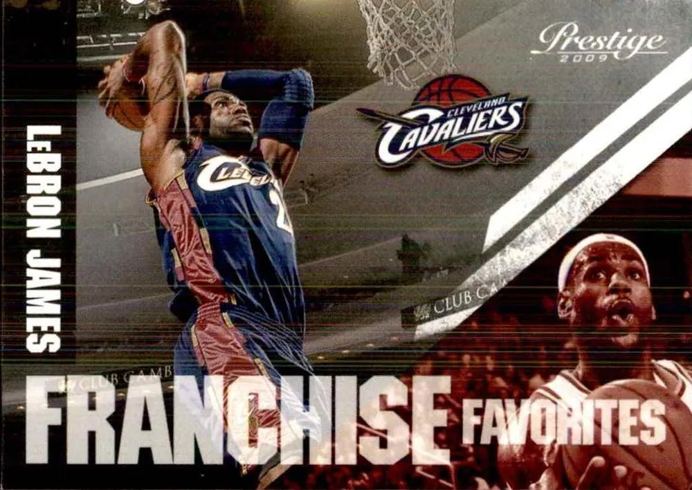 2009-10 Panini Prestige Lebron James Franchise Favorites #10 card image