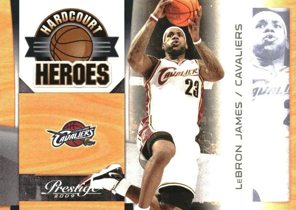 2009-10 Panini Prestige Lebron James Hardcourt Heroes #4 card image