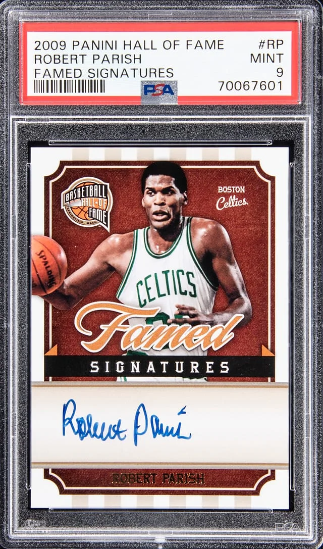 2009-10 Panini Robert Parish Hall Of Fame Framed Signatures #RP card image
