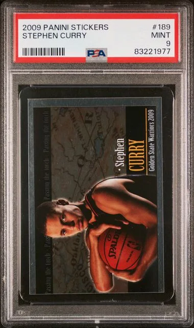 2009-10 Panini Stephen Curry Stickers #189 card image