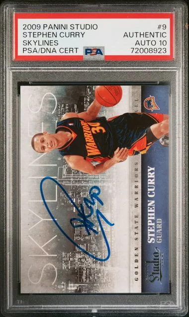 2009-10 Panini Stephen Curry Studio Skylines #9 card image