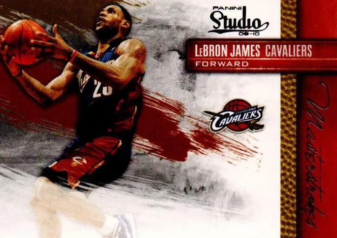 2009-10 Panini Studio Lebron James Masterstrokes #11 card image