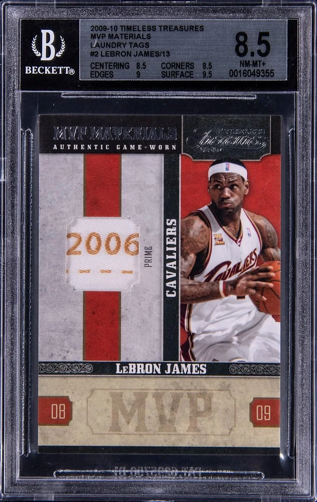 2009-10 Panini Timeless Treasures MVP Materials Laundry #no-number card image