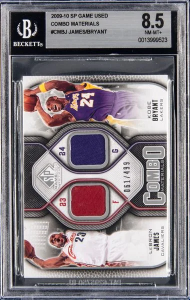 2009-10 SP Game Used Combo Materials LeBron James, Kobe Bryant #no-number card image