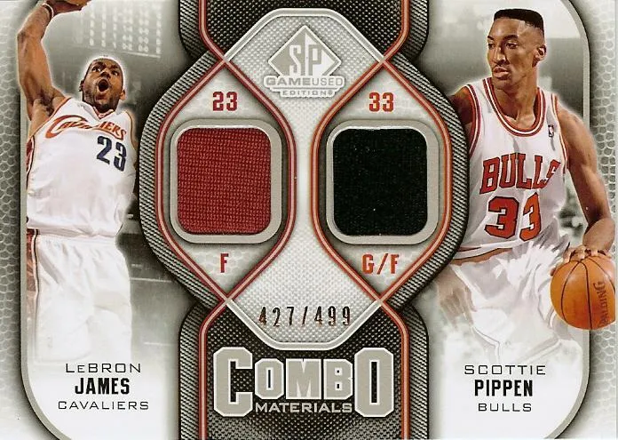 2009-10 SP Game Used Lebron James Combo Materials #CM-LS card image