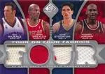 2009-10 SP Game Used Michael Jordan 4 on 4 Fabrics #NNO card image