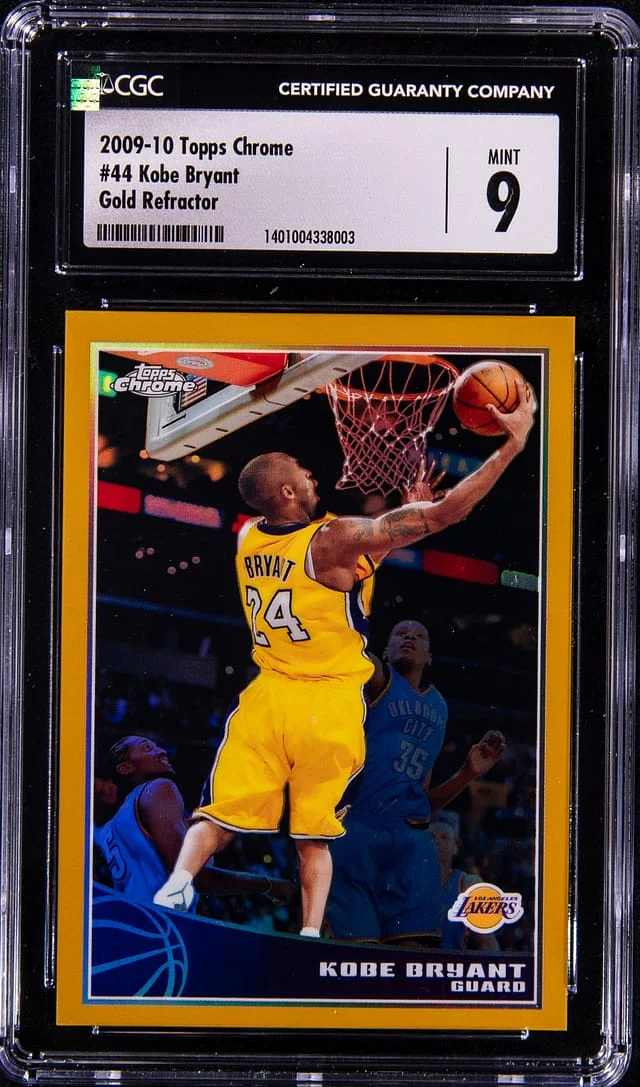 2009-10 Topps Chrome Kobe Bryant Gold Refractor #44 card image