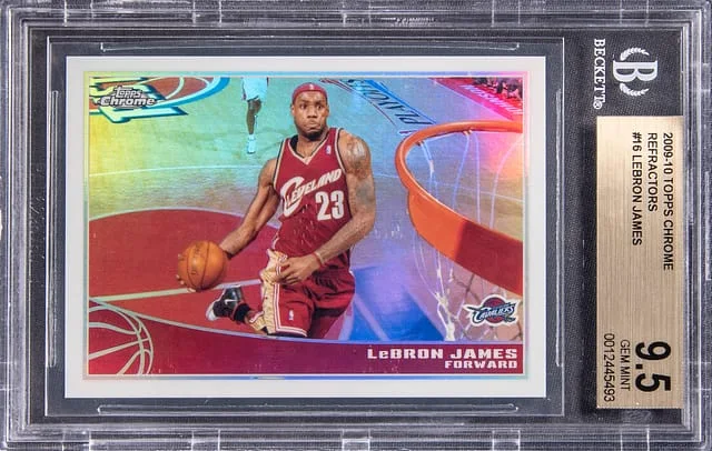 2009-10 Topps Chrome LeBron James Refractor #16 card image