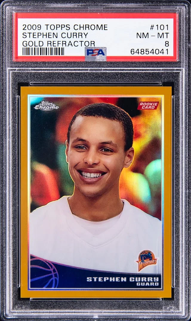 2009-10 Topps Chrome Stephen Curry Refractor #101 card image