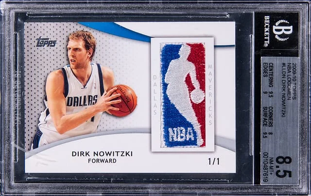 2009-10 Topps Dirk Nowitzki NBA Logomen #LLDN card image