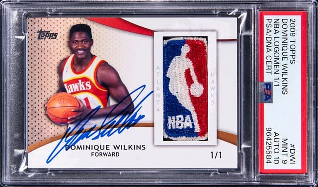 2009-10 Topps Dominique Wilkins NBA Logomen #LL-DWI card image