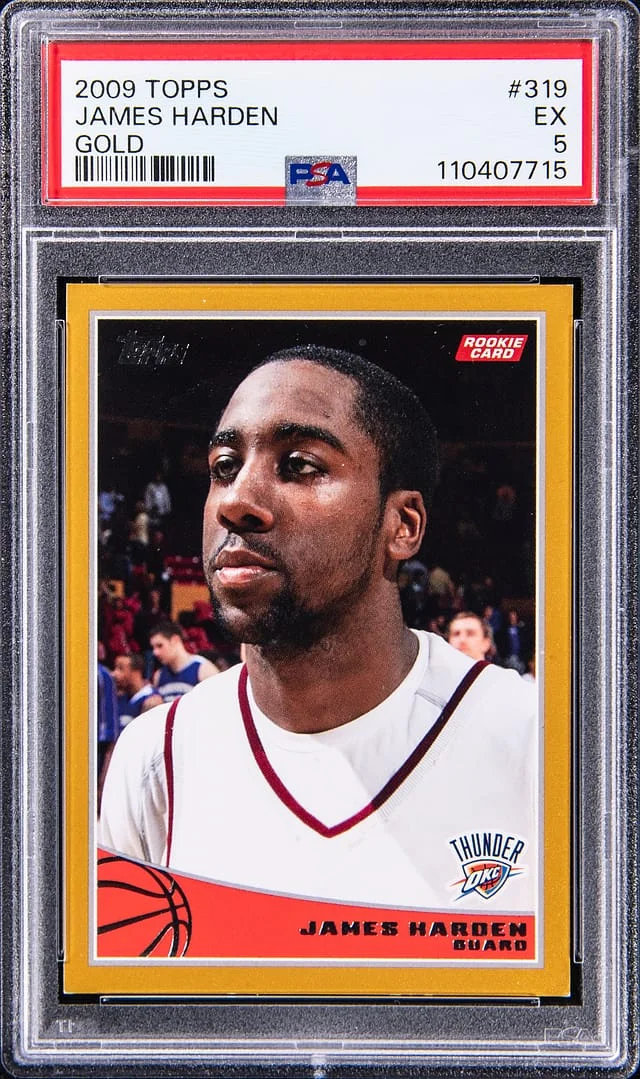 2009-10 Topps James Harden Gold #319 card image