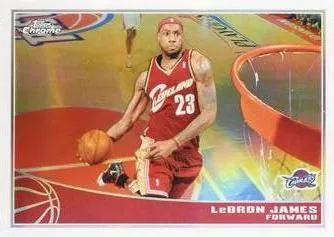 2009-10 Topps Lebron James Chrome #16 card image