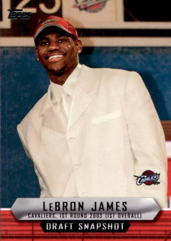 2009-10 Topps Lebron James Draft Snapshot #DS-LJ card image