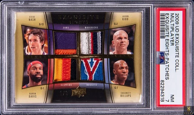 2009-10 UD Exquisite Collection Exquisite Eights Patches Nash/Kidd/Davis/Billups/Parker/Paul/Williams/Westbrook #WESTPG card image
