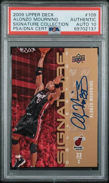 2009-10 Upper Deck Alonzo Mourning Signature Collection #109 card image
