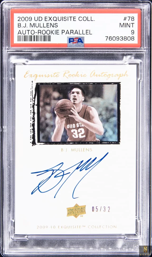 2009-10 Upper Deck B.J. Mullens Exquisite Autograph Parallel #78 card image