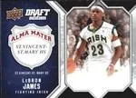 2009-10 Upper Deck Draft Edition Lebron James Alma Mater #AM-LJ card image