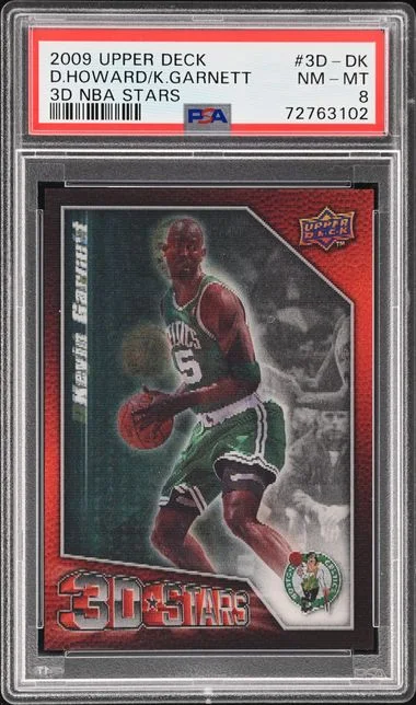 2009-10 Upper Deck Dwight Howard/Kevin Garnett 3D NBA Stars #3D-DK card image