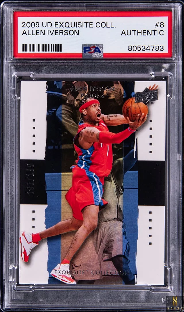 2009-10 Upper Deck Exquisite Collection Allen Iverson #8 card image