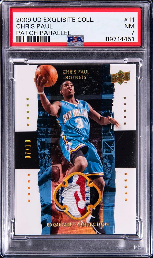 2009-10 Upper Deck Exquisite Collection Chris Paul Game-Used Patch Parallel #11 card image