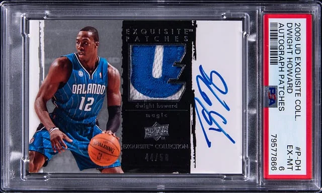 2009-10 Upper Deck Exquisite Collection Dwight Howard Autograph Patches #P-DH card image