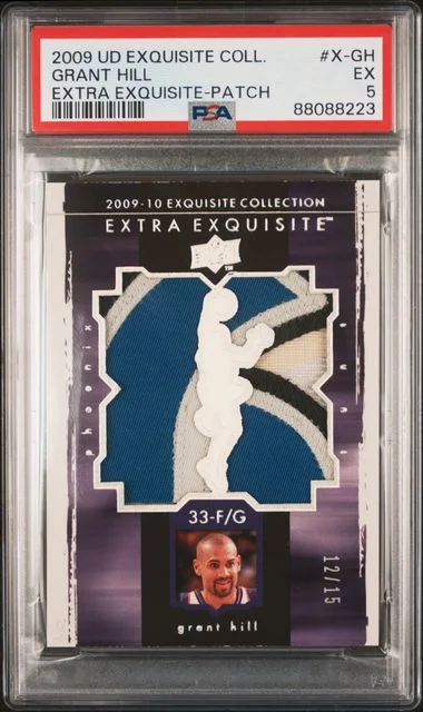2009-10 Upper Deck Exquisite Collection Grant Hill Game-Used Extra Exquisite Patch #X-GH card image