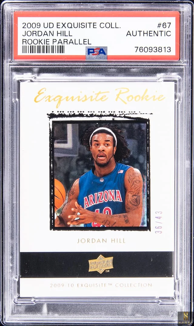 2009-10 Upper Deck Exquisite Collection Jordan Hill Parallel #67 card image