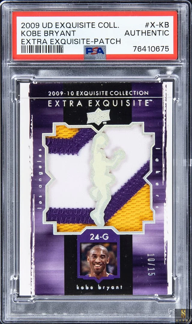 2009-10 Upper Deck Exquisite Collection Kobe Bryant Game-Used Extra Exquisite Patch #X-KB card image
