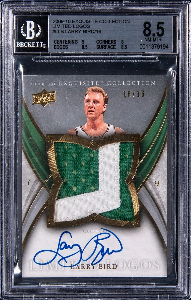 2009-10 Upper Deck Exquisite Collection Larry Bird Limited Logos #L-LB card image