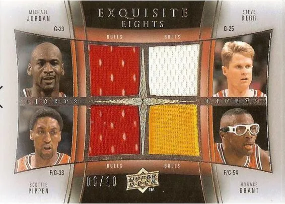 2009-10 Upper Deck Exquisite Collection Michael Jordan Eights #90EAST card image