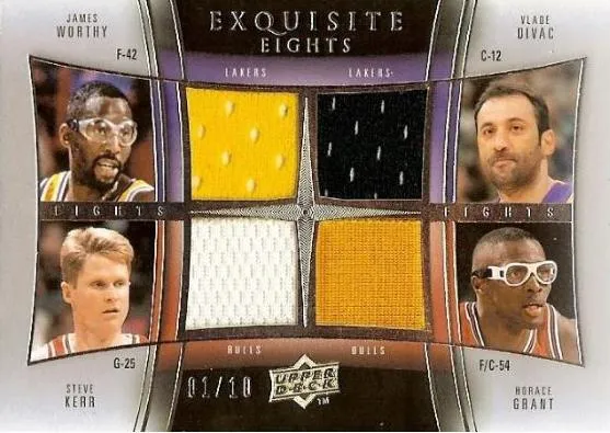 2009-10 Upper Deck Exquisite Collection Michael Jordan Eights #91FINL card image