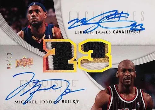 2009-10 Upper Deck Exquisite Collection Michael Jordan Numbers #ED-JJ card image