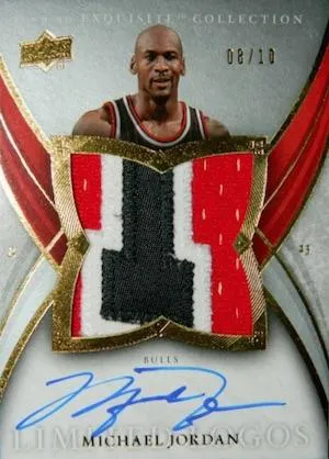 2009-10 Upper Deck Exquisite Collection Michael Jordan Limited Logos #L-MI card image