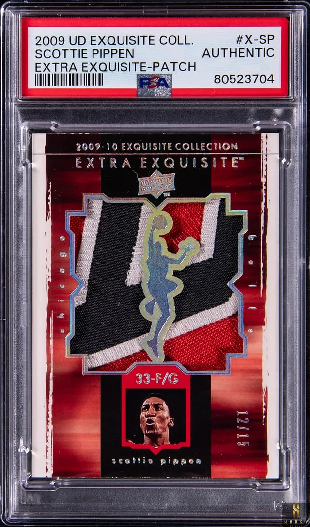 2009-10 Upper Deck Exquisite Collection Scottie Pippen Extra Exquisite Patch #X-SP card image